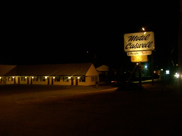 The Motel Caswell on Main Street in Tewksbury, MA